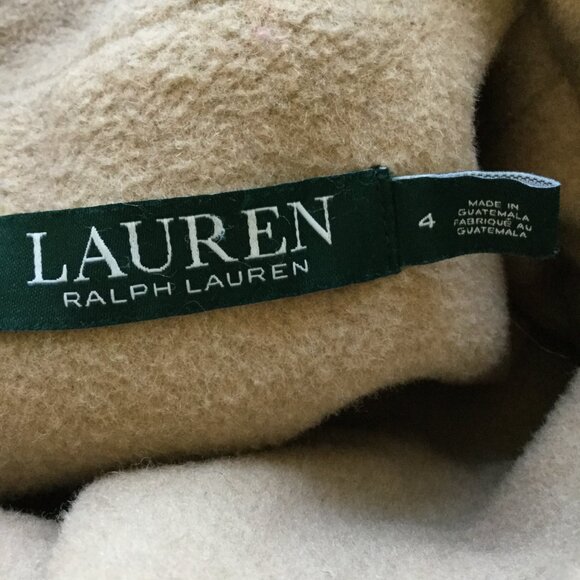 Lauren Ralph Lauren Camel Coat 4 - Picture 8 of 12